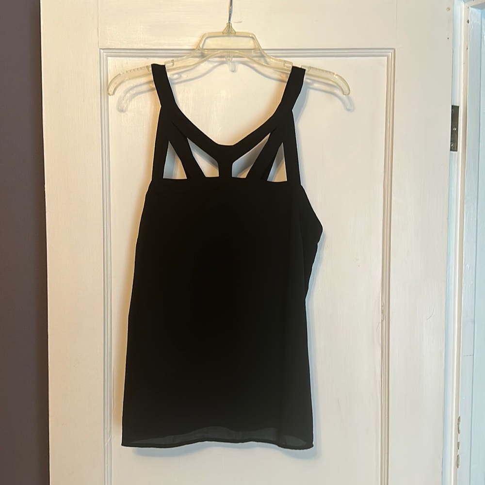 Black Banana Republic sleeveless tank top.